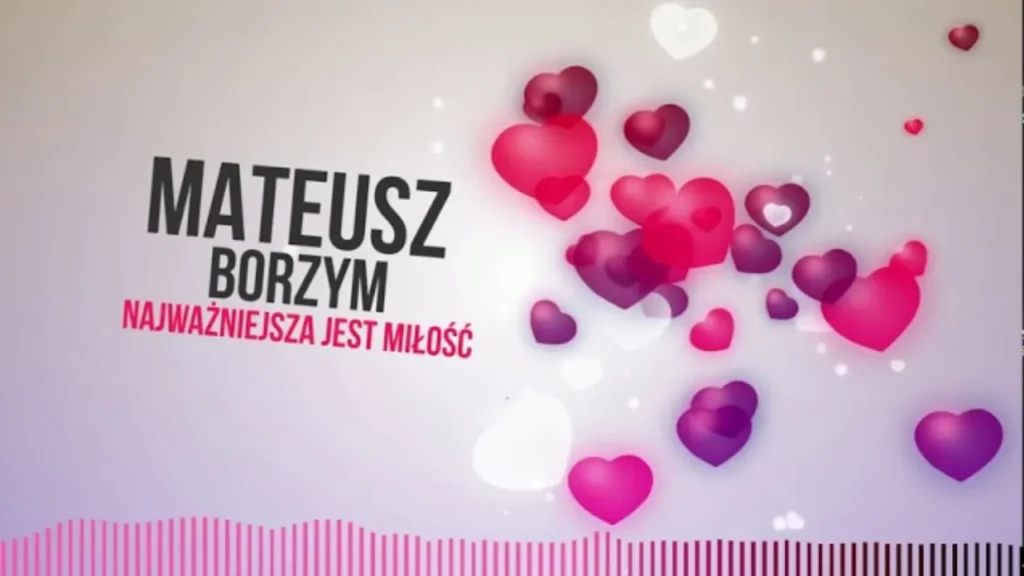 Mateusz Borzym – Najważniejsza jest miłość | Muzyka Disco Polo Mateusz Borzym - Najważniejsza jest miłość